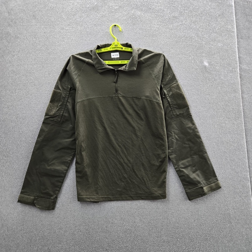 Condor Men Sweatshirt L Green Quarter Zip Activewear Grunge Zipper‎ Long Sleeve